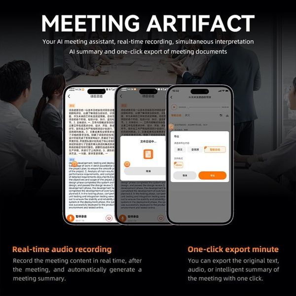 مترجم جیبی مدل WearFit Magnetic AI