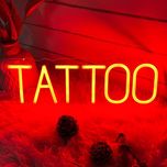 چراغ نئونی طرح تتو