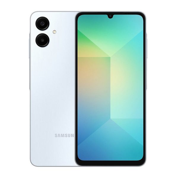 گوشی سامسونگ Galaxy A06 5G دو سیم کارت 128 گیگابایت و رم 4 گیگابایت - به همراه به همراه شارژر 25 وات سامسونگ، 2 عدد کاور و 1 عد