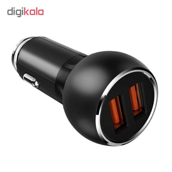 شارژر فندکی الدینیو مدل C503Q همراه با کابل Type-c