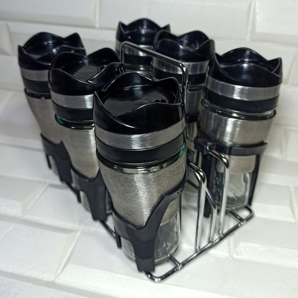 ست جا ادویه 7 پارچه کاپریس مدل فلورا کد 08