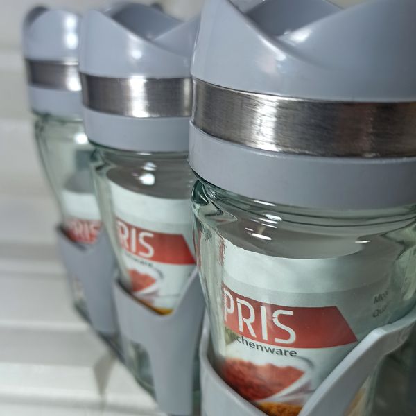 ست جا ادویه 7 پارچه کاپریس مدل فلورا کد 07