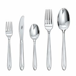 سرویس قاشق و چنگال 30 پارچه 6نفره ناب استیل مدل پالرمو