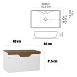 ست کابینت و روشویی توییس مدل tws 1034 M