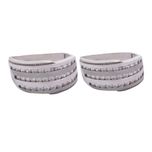 ست حلقه طلا 18 عیار زنانه و مردانه طلای مستجابی مدل رزا کد T575