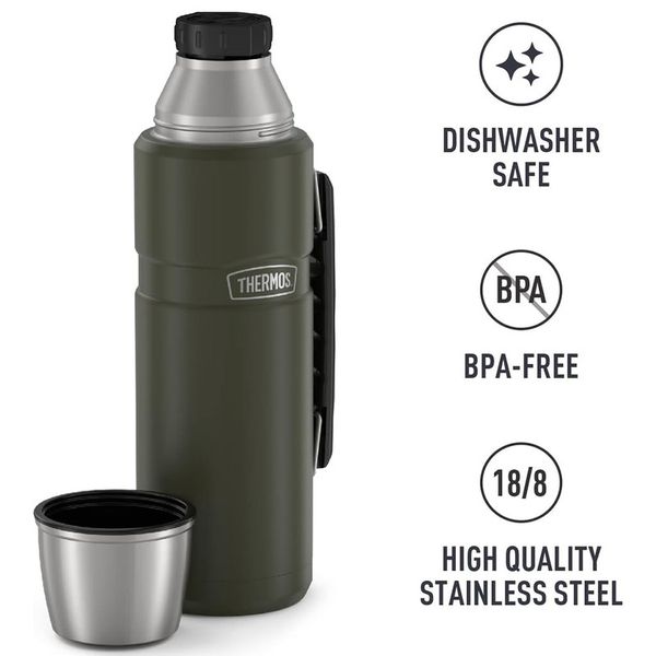 فلاسک ترموس مدل KING BEVERAGE BOTTLE کد G2025 گنجایش 1.2 لیتر