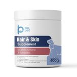 مکمل پوست و مو سگ بایو پت مدل Hair and Skin وزن 400 گرم
