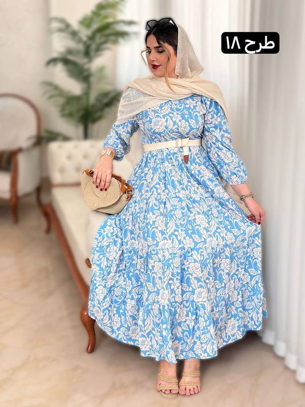 پیراهن فلور آذین کد 1501