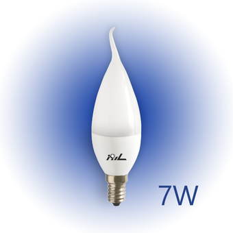 لامپ شمعی اشکی 7 وات ساروز