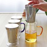 لیوان دمنوش مدل استوانه