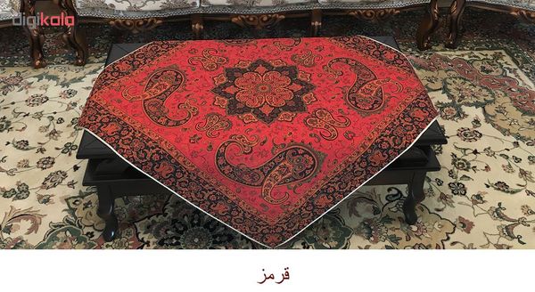 رومیزی ترمه سالاری مدل almas