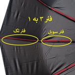 چتر 12 پره مدل دسته چوبی سوبل وان قطر 116 سانتیمتر