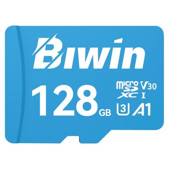 کارت حافظه microSDXC بیوین مدل MS100 کلاس 10 استاندارد UHS-I U3 V30 A1 سرعت 100MBps ظرفیت 128 گیگابایت