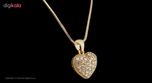 گردنبند زنانه مدل قلب کد 03