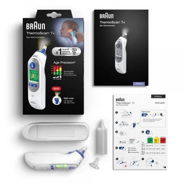 تب سنج ترمواسکن 7 براون Braun فناوری Age Precision