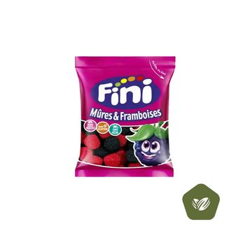 پاستیل مدل توت سیاه و تمشک بدون گلوتن فینی 90 گرمی | Fini Mures & Framboises