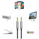 کابل AUX انکر 1.2 متری مدل Anker 3.5 mm Male To Male Audio Cable A7123