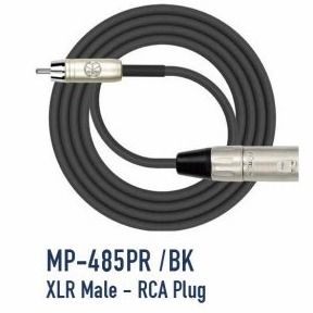 KIRLIN CABLE MP-485PR/3M (XLR MALE-RCA PLUG)