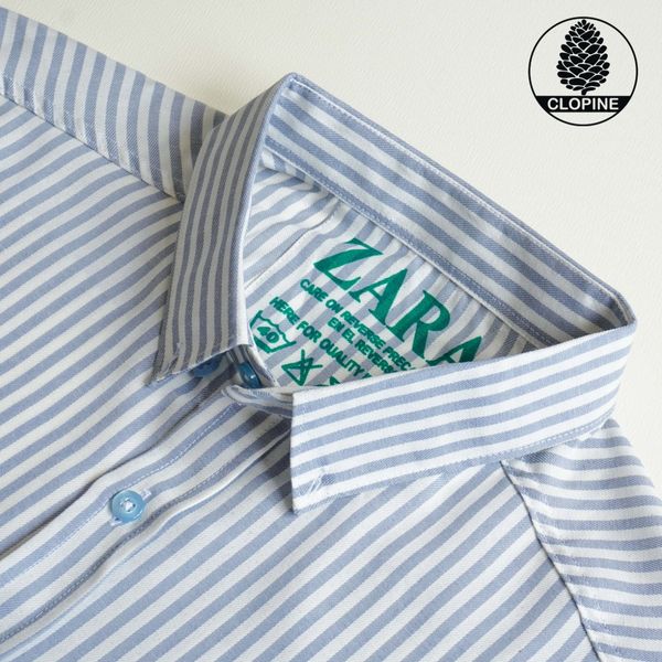 پیراهن راه راه مردانه پنبه ای - کد 0031