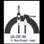 KIRLIN CABLE LGI-202/3M (1/4 MONO STRAGHT-ANGLE)