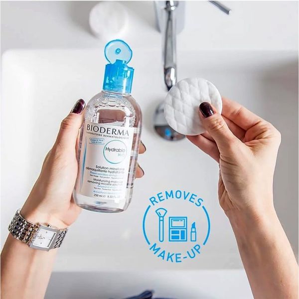میسلار واتر پاک کننده آرایش مناسب انواع پوست Bioderma Hydrabio Moisturizing Micellar Water