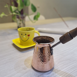 قهوه جوش مسی طرح چکشی