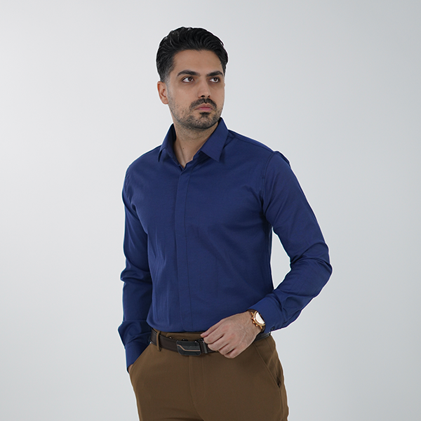 پیراهن مردانه شبرو آستین بلند