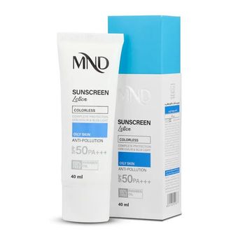 لوسیون ضدآفتاب ام ان دی SPF50 مناسب پوست چرب