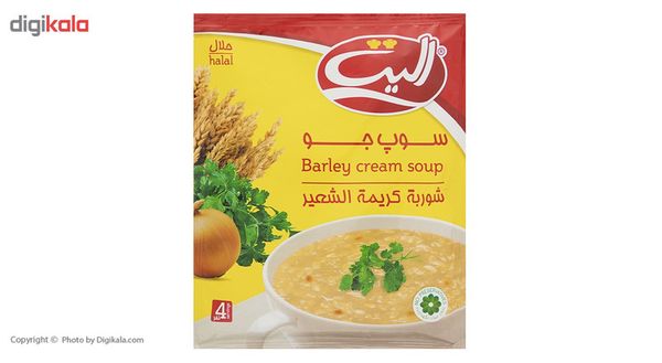 سوپ نیمه آماده جو الیت - 75 گرم باکس12عددی