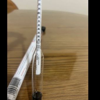 هیدرومتر Stevenson Reeves Ltd | اندازه‌گیری چگالی و درصد الکل نوشیدنی خانگی