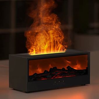 دستگاه بخور سرد مدل DQ-717 طرح شومینه سه بعدی