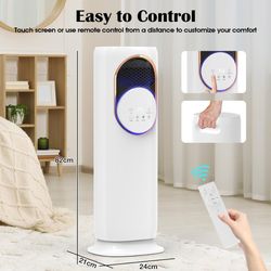 دستگاه بخور مرطوب دو‌کاره سرد و گرم متحرک