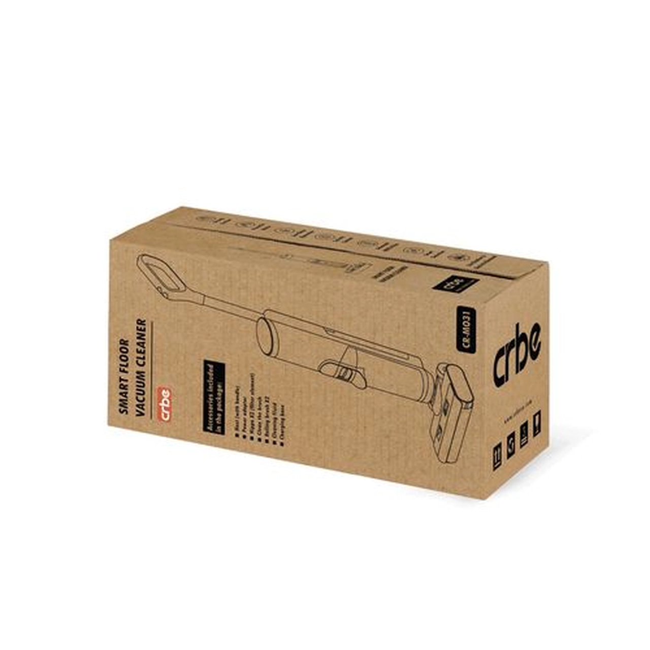 جارو شارژی Crbe مدل CR-M031 - سفید (گارانتی یکساله PMC)