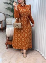 پیراهن طلاکوب نارین 2918
