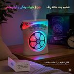 پنکه شارژی تکنودی مدل مه پاش  new 2027 ظرفیت 3600 میلی آمپر ساعت