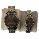 ست ساعت مچی عقربهای کوارتز زنانه و مردانه سوئیس آرت مدل ANT182-183DG0202