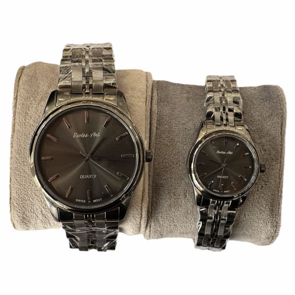 ست ساعت مچی عقربهای کوارتز زنانه و مردانه سوئیس آرت مدل ANT182-183DG0202