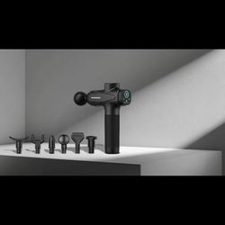 دستگاه ماساژور تفنگی (Massage Gun) از برند Porodo (سری Lifestyle) مدل PD-LFSTNS06BK