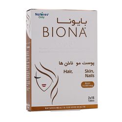 قرص بایونا نیچرز اونلی بسته 30 عدد 