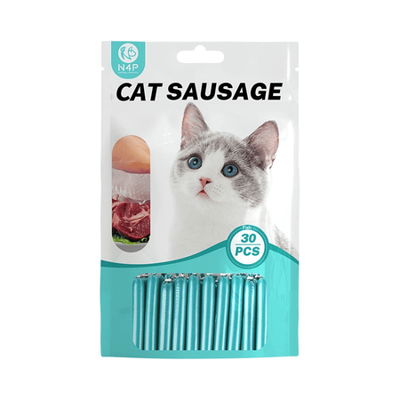 تشویقی سوسیسی گربه با طعم ماهی / N4P Cat Snack Sausage with Fish