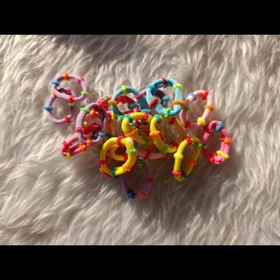 کش مو حوله ای خالخالی پک 10 عددی