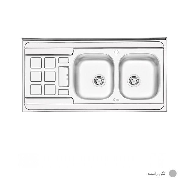 سینک ظرفشویی ایلیااستیل مدل 3021