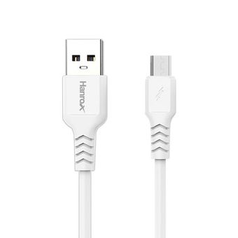 کابل تبدیل USB به microUSB هانروکس مدل C1 طول 1 متر