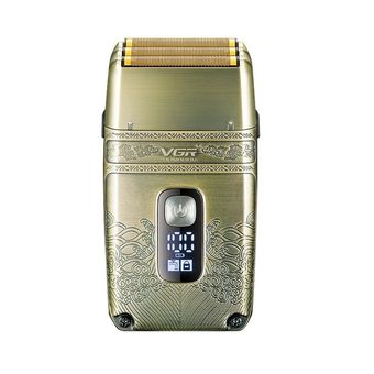 ماشین اصلاح موی سر و صورت وی جی ار مدل V-335، منبع انرژی باتری، تکنولوژی اصلاح به صورت فویلی، مدت زمان شارژ 90 دقیقه و مدت زمان