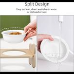 ظرف غذای پایه دار چوبی پنیکو