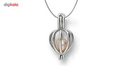 گردنبند زنانه مدل VK به همراه صدف مروارید دار