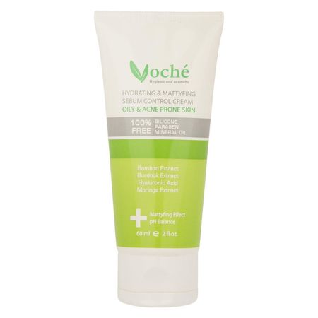 کرم آبرسان وچه مدل Bamboo مناسب پوستهای چرب و مستعد آکنه حجم 60 میلیلیتر