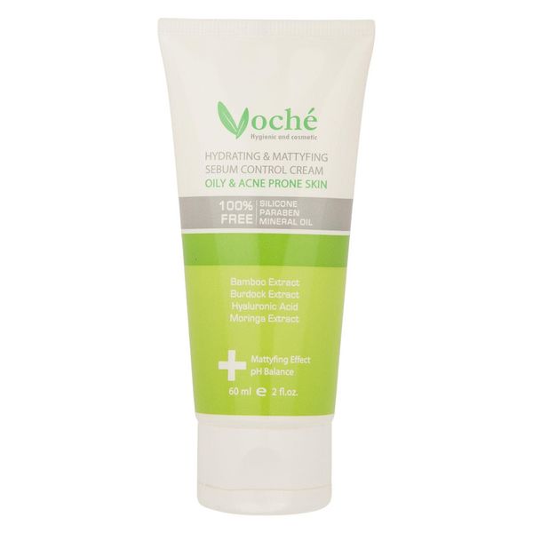 کرم آبرسان وچه مدل Bamboo مناسب پوستهای چرب و مستعد آکنه حجم 60 میلیلیتر