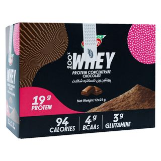 پروتئین وی با طعم شکلات کاله پرو - 25 گرم بسته 12 عددی*376
