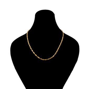 زنجیر طلا 18 عیار گالری طلای هرمس مدل دیسکو